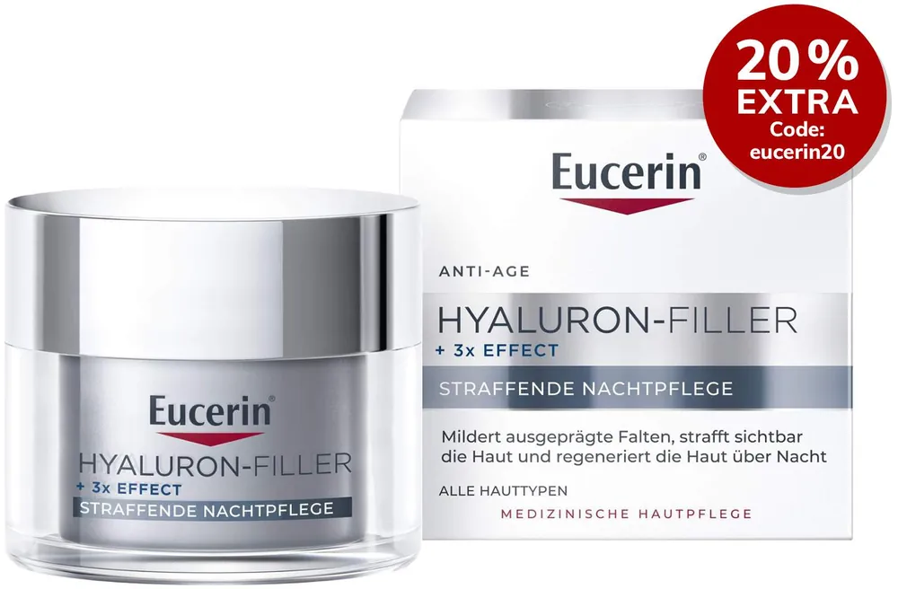 Preiswert Eucerin Hyaluron Filler Nachtpflege 50 ml