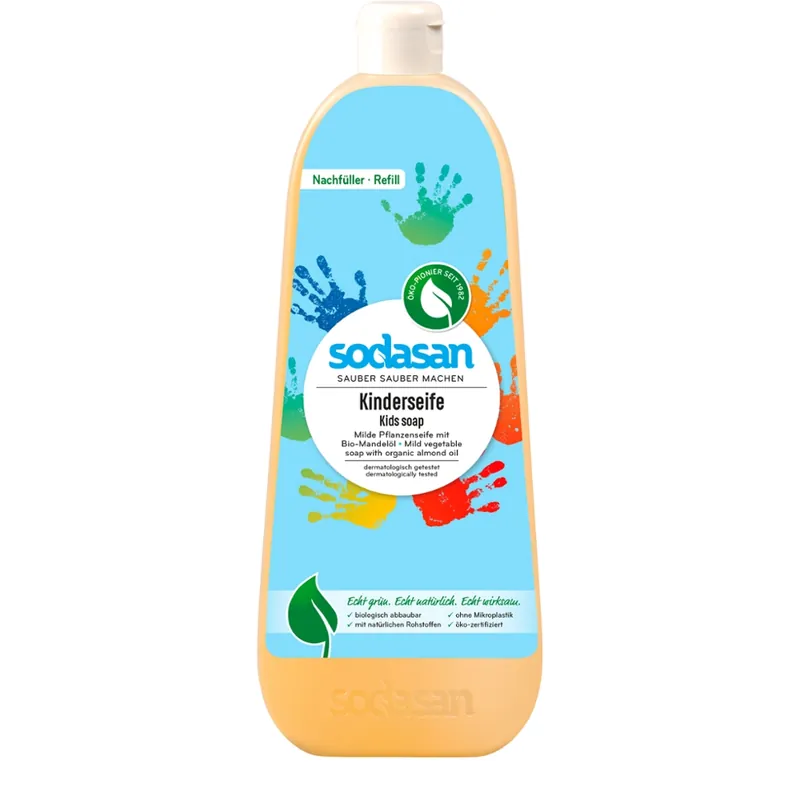 Sodasan Kinderseife Nachfüllung 3 l (3x1l) Kracherpreis