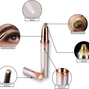 Augenbrauen Trimmer perfect mit LED Licht Gratis Versand