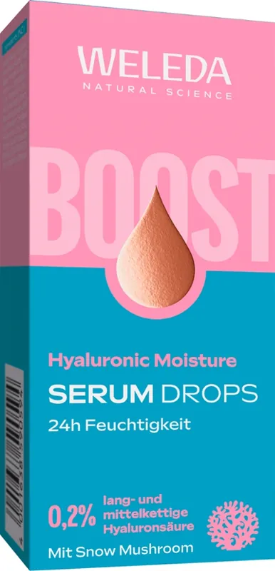 Hyaluronic Moisture Serum Drops 30 ml von Weleda Saisonangebot