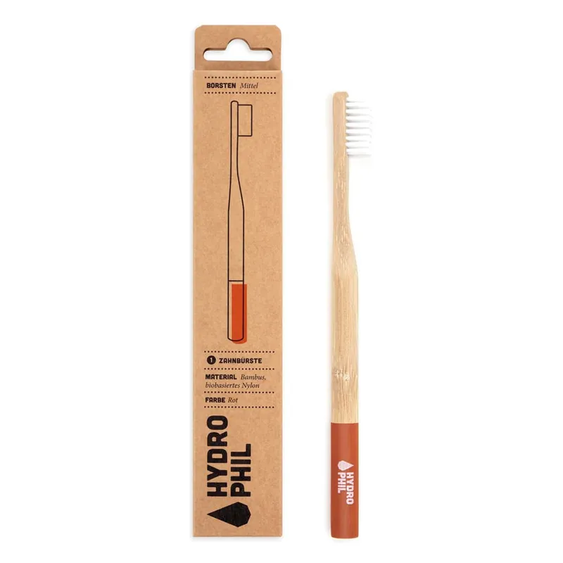 Zahnbürste mittel weich - Rot Kracherpreis