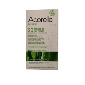 ACORELLE Körper Kaltwachsstreifen 20 Stck. Schnäppchen
