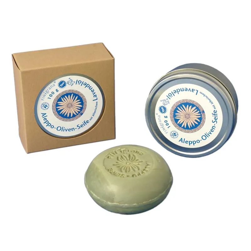 Aleppo Lavendel Seife - Rund in der Dose Sofort Bestellen