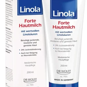 Zertifiziert Linola Hautmilch Forte 200 ml