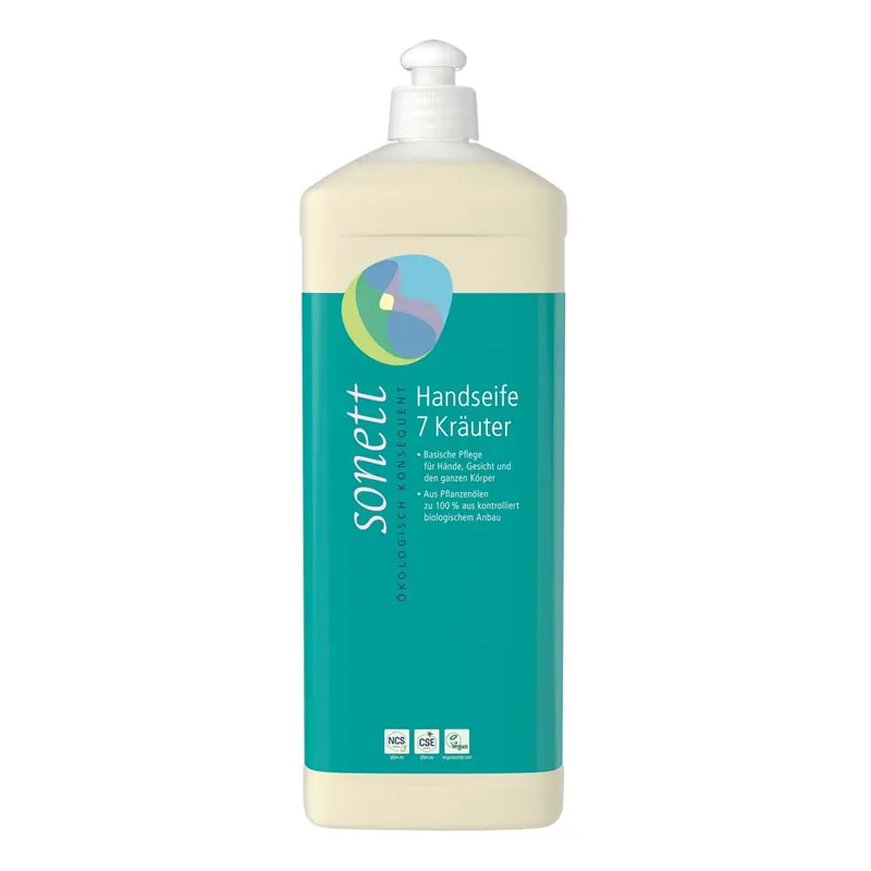 Handseife - 7 Kräuter Nachfüllflasche 1L Neuheit