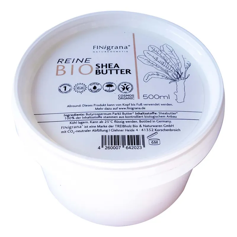 Reine Bio Shea Butter 500ml Neu