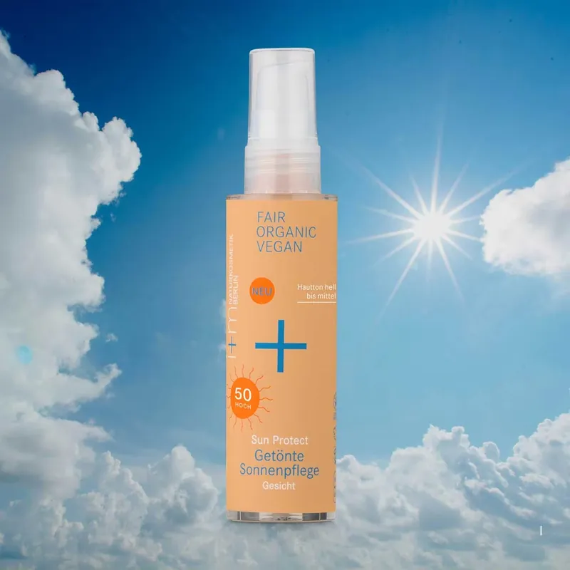Must-Have Getönte Sonnenpflege Gesicht Sun Protect LSF50 von i+m NATURKOSMETIK BERLIN 50 ml