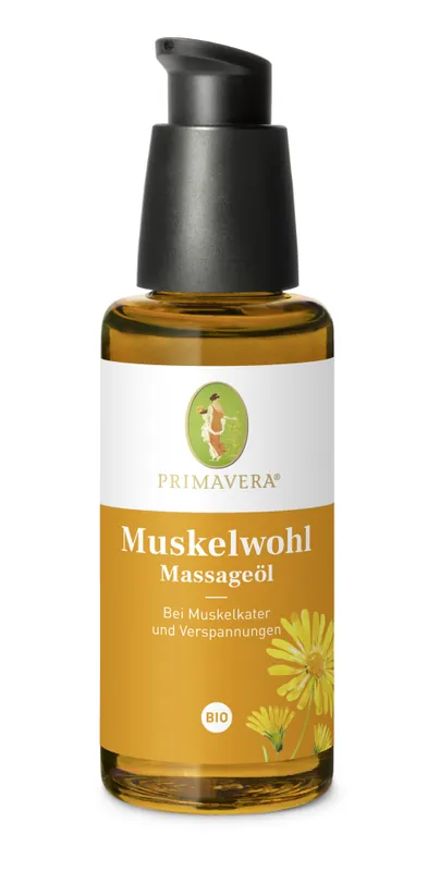 Ausverkauf PRIMAVERA Muskelwohl Massageöl bio