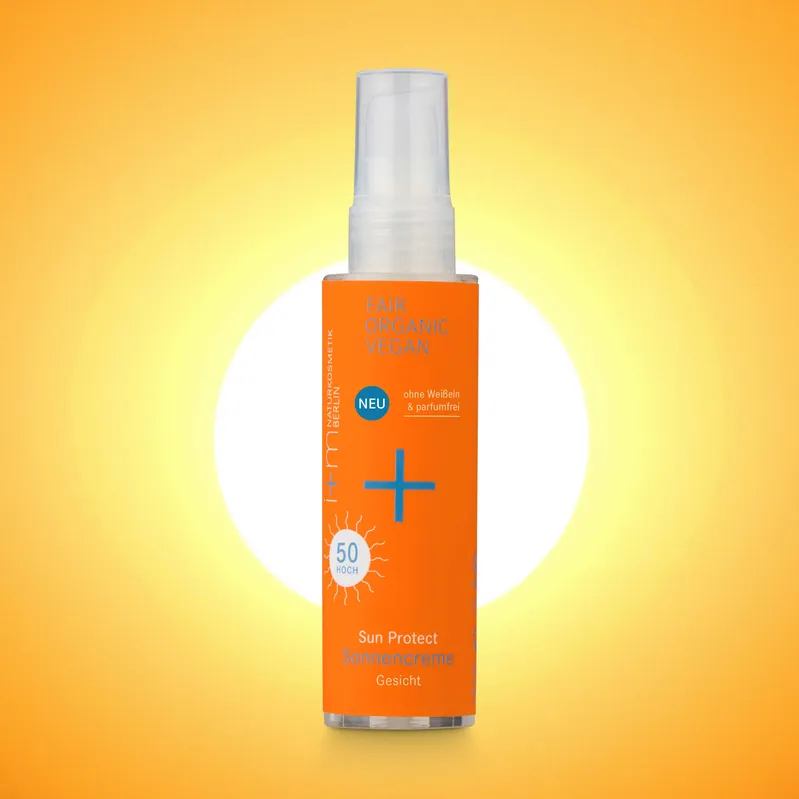 Sonnencreme Gesicht Sun Protect LSF50 von i+m NATURKOSMETIK BERLIN 50 ml Nur Heute