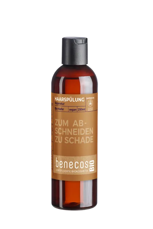 Gratis Versand benecos Haarspülung Reparatur BIO Hafer ZUM ABSCHNEIDEN VIEL ZU SCHADE 250 ml