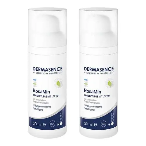 Dermasence Rosamin Tagespflege LSF 50 Emulsion, 2x50 ml Markenprodukt