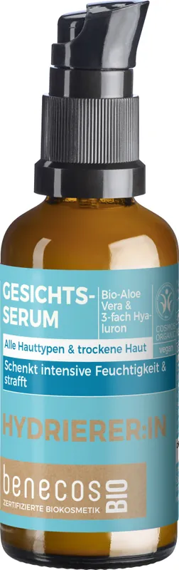 Preiswert benecos Bio Gesichtsserum Feuchtigkeit HYDRIERER:IN