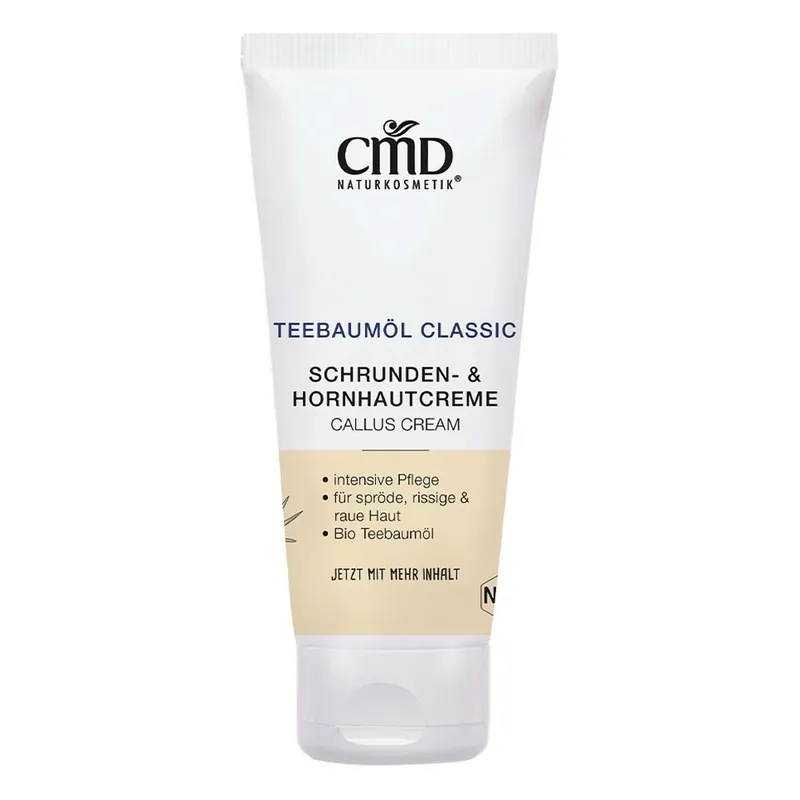 Markenprodukt Teebaumöl - Schrunden- & Hornhautcreme 100ml