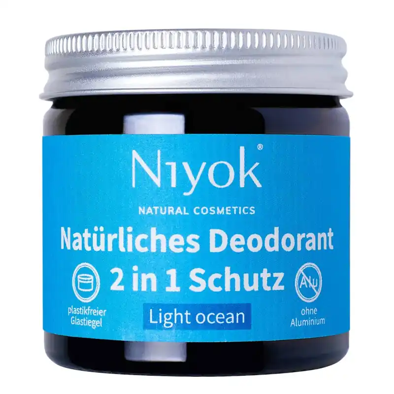 Meistverkauft NIYOK - 2 in 1 Deodorant Creme Anti-Transpirant: Light ocean 40 ml