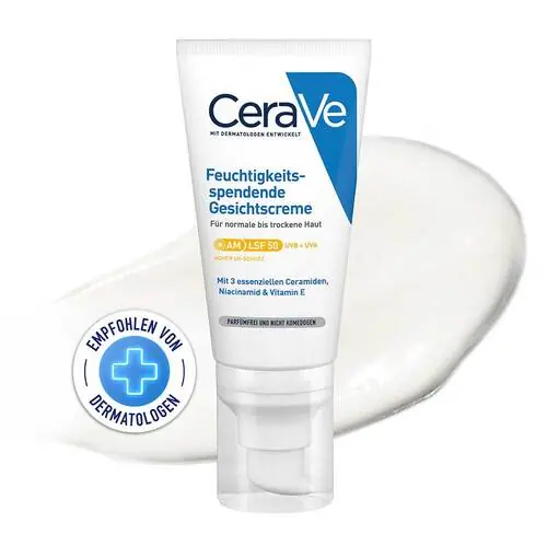 Finale Aktion Cerave feuchtigkeitsspendende Gesichtscreme SPF 50, 52 ml