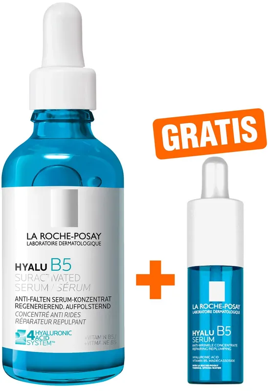Knallerangebot La Roche Posay Hyalu B5 Suractivated Serum 50 ml + gratis La Roche Posay Hyalur B5 Serum 10 ml