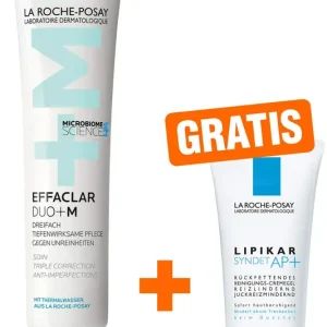 Beliebt La Roche Posay Effaclar Duo+ M Creme 40 ml + gratis Lipikar Syndet AP+ 15 ml