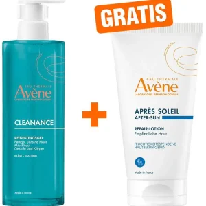 Bestpreis Avene Cleanance Reinigungsgel 400 ml + gratis Repair-Lotion nach der Sonne 50 ml