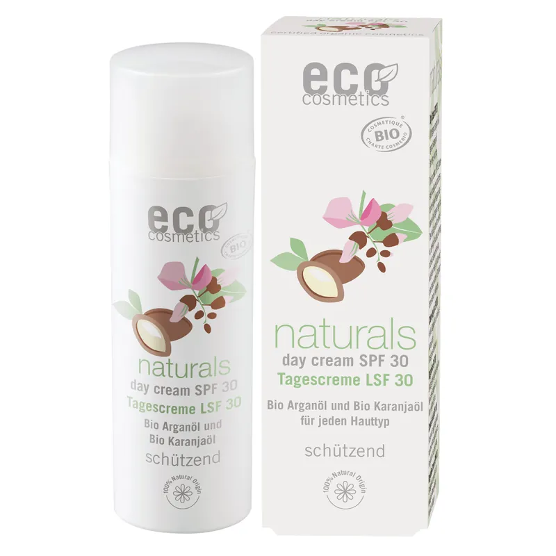 eco cosmetics ECO Tagescreme LSF 30 mit Bio Arganöl & Karanjaöl Günstig