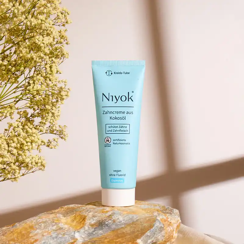 NIYOK - Zahncreme aus Bio-Kokosöl: Eisminze 75 ml Abverkauf