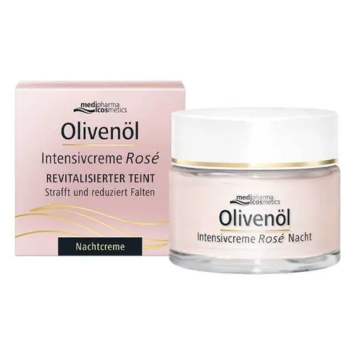 Abverkauf OlivenÖl Intensivcreme Rose Nachtcreme, 50 ml