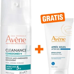 Avene Cleanance Comedomed Anti- Unreinheiten Konzentrat 30 ml + gratis Repair-Lotion nach der Sonne 50 ml Must-Have