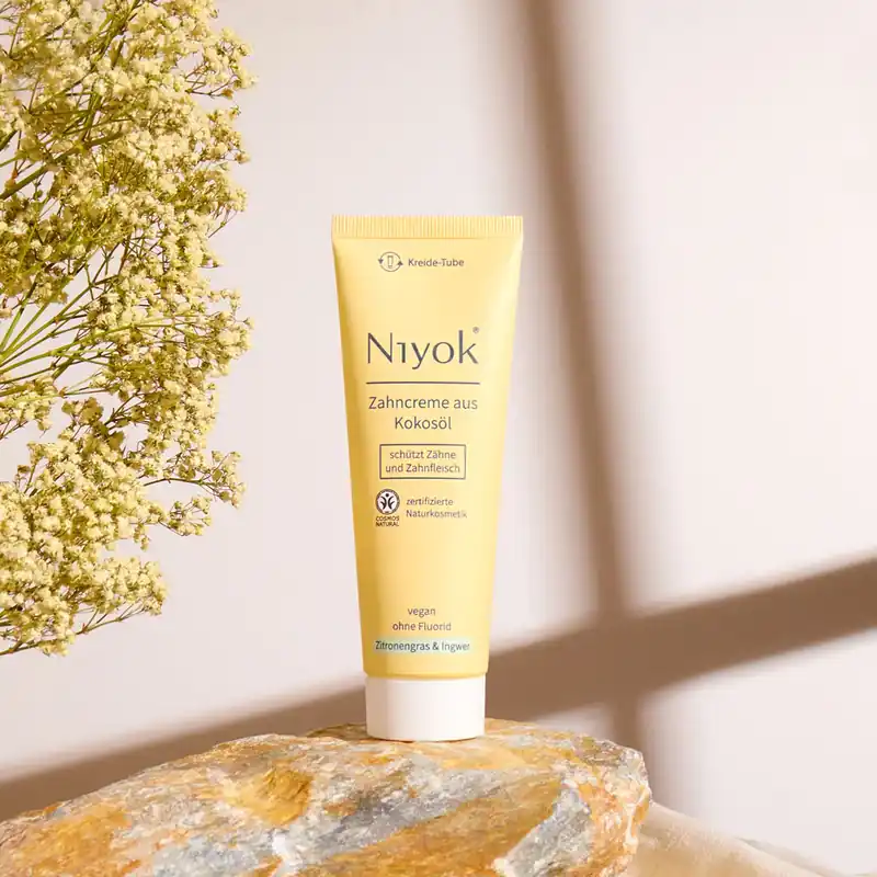 Geprüft NIYOK - Zahncreme aus Bio-Kokosöl: Zitronengras & Ingwer 75 ml