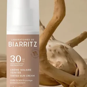 Sonnencreme golden getönt LSF 30 von Laboratoires de Biarritz 50 ml Knallerangebot