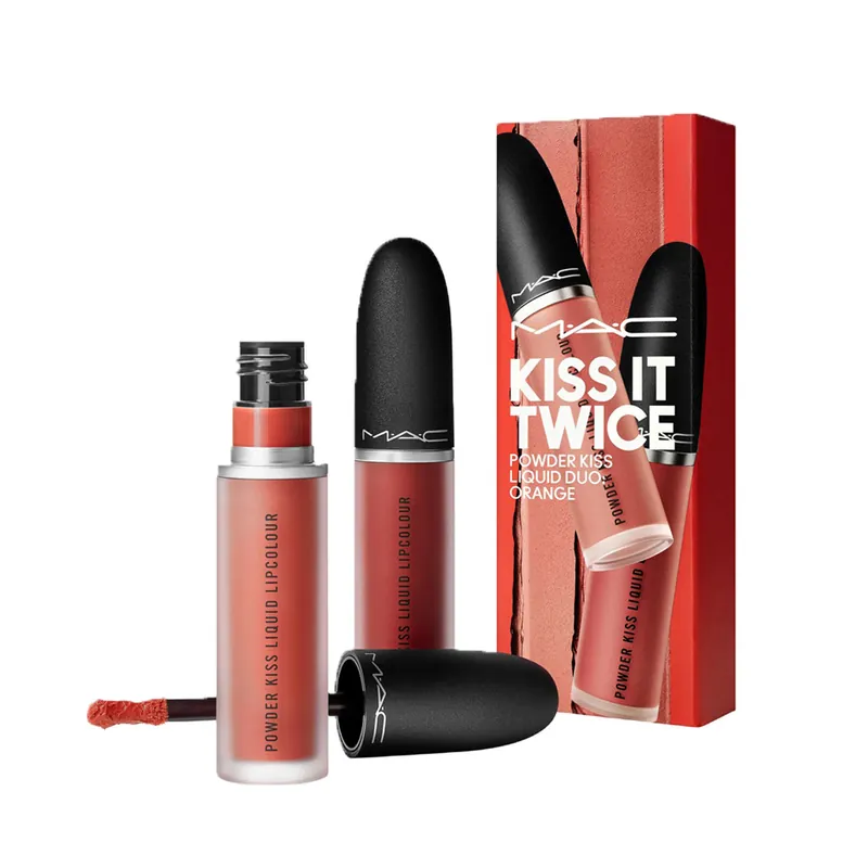 Echt MAC Powder Kiss Orange Set