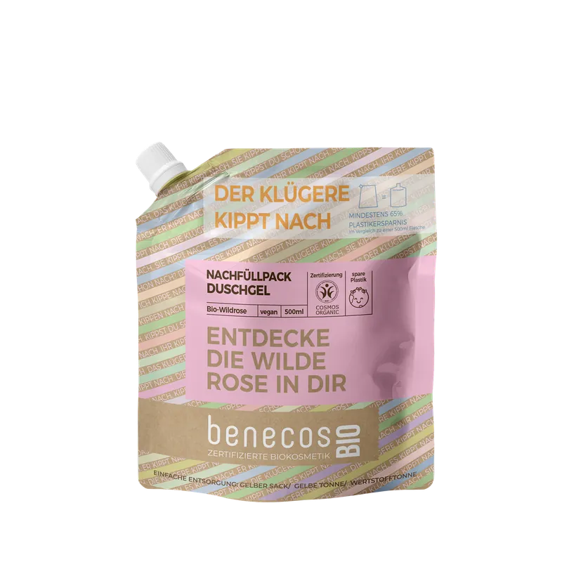 Bestpreis BIO NF Duschgel BIO-Wildrose - ENTDECKE DIE WILDE ROSE IN DIR 500 ml