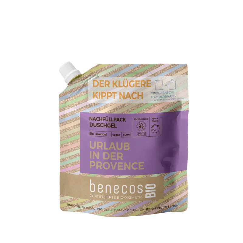 benecos Duschgel BIO-Lavendel - URLAUB IN DER PROVENCE 500 ml Rabatt