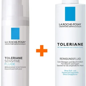 Top-Angebot La Roche Posay Toleriane sensitive Fluid 40 ml + gratis Toleriane Reinigungsfluid 50 ml