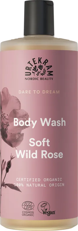 Urtekram Soft Wild Rose Body Wash 500 ml Geprüft