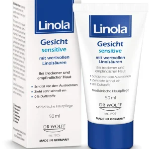 Linola Gesicht sensitive 50 ml Creme Kostenloser Rückversand