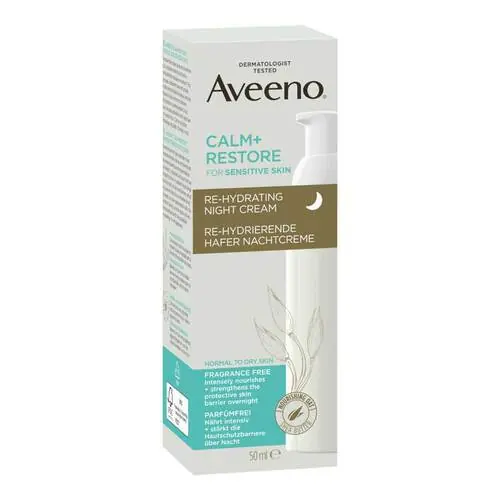 Aktuell Aveeno Calm + Restore Re-Hydrierende Hafer Nachtcreme , 50 ml
