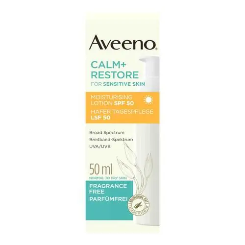 Top-Angebot Aveeno Calm + Restore Hafer Tagespflege Creme LSF 50, 50 ml