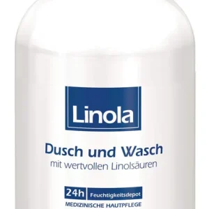 Markenprodukt Linola Dusch- und Waschlotion mit Spender 500 ml