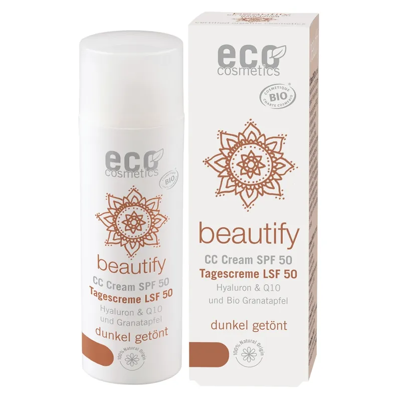Billig ECO beautify CC Creme LSF 50 dunkel