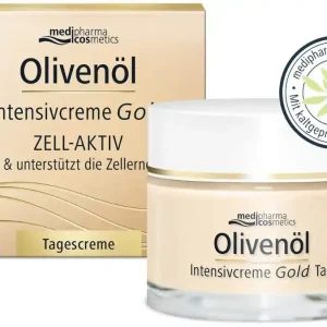 Expressversand medipharma cosmetics Olivenöl Intensivcreme Gold Zell Aktiv Tagespflege 50 ml