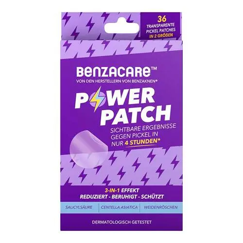 Abverkauf Benzacare Power Patch gegen Pickel, 36 St