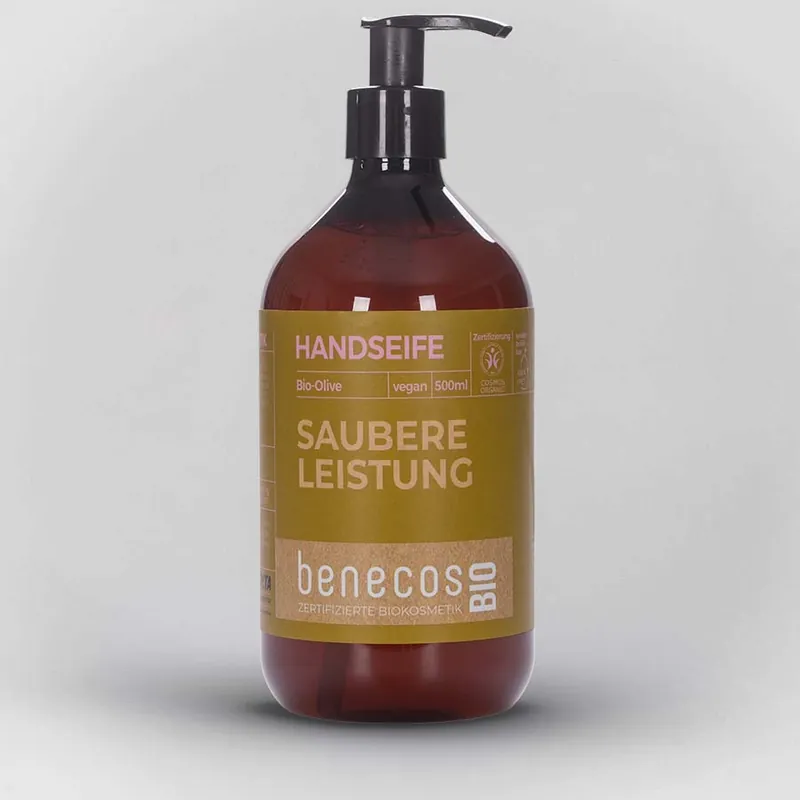 Letzte Chance benecos Bio Handseife BIO-Olive SAUBERE LEISTUNG 500 ml