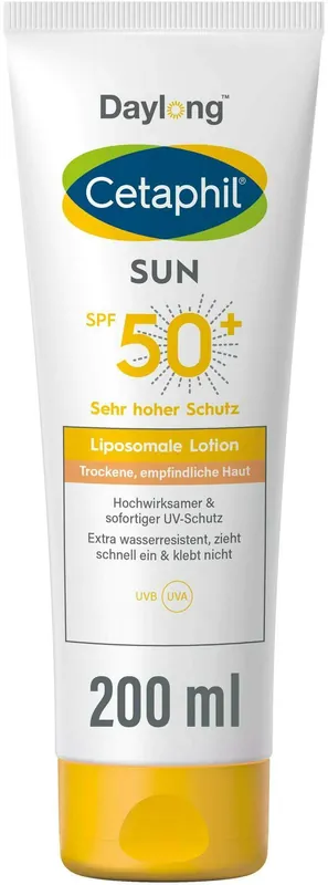 Kostenloser Rückversand Cetaphil Sun Daylong SPF 50+ liposomale Lotion 200 ml