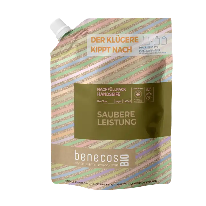 benecos Bio Handseife BIO-Olive SAUBERE LEISTUNG NF 1000 ml Top-Seller