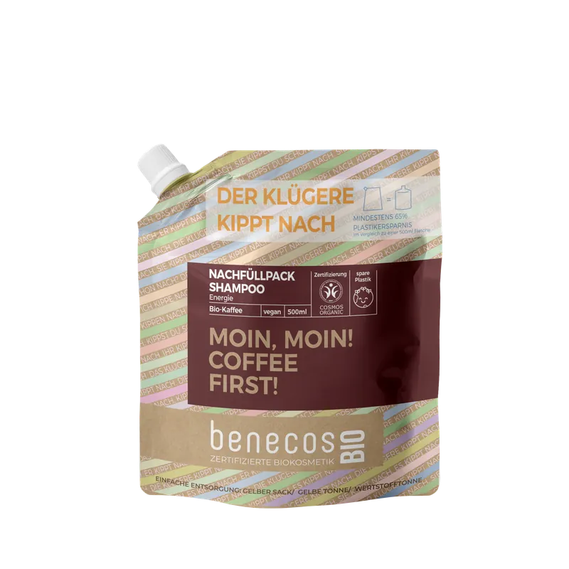 benecosBIO Nachfüllung Shampoo Energie BIO-Kaffee - 500 ml Billig
