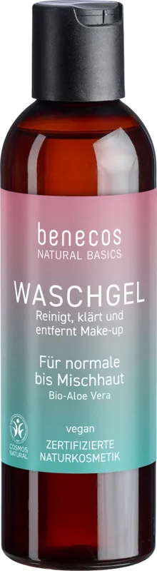 benecos Natural Basics Waschgel Bio-Aloe Vera Echt