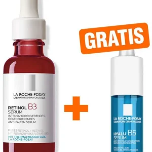 Jetzt Kaufen La Roche Posay Retinol B3 Serum 30 ml + gratis Hyalu B5 Serum 10 ml