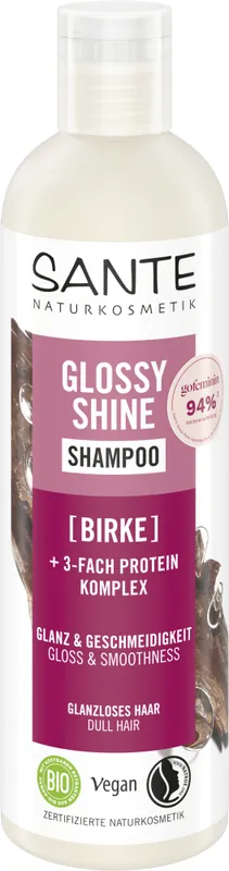 Markenware Santé GLOSSY SHINE Shampoo Birke +3-fach Protein Komplex