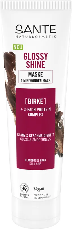Preisknaller Santé GLOSSY SHINE MASKE Birke
