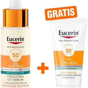 Nur Für Kurze Zeit Eucerin Oil Control Face Sun Tägliches UV-Serum LSF 50+ 30 ml + gratis Eucerin Sun Gel-Creme Oil Control 20 ml