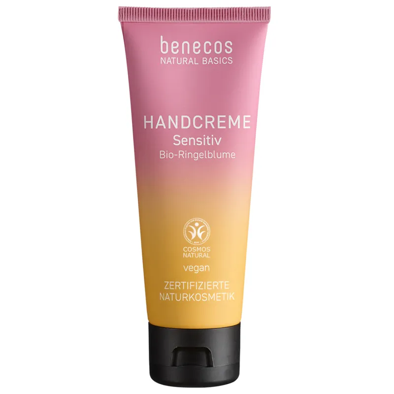 Neuheit benecos Natural Basics Handcreme Bio-Ringelblume